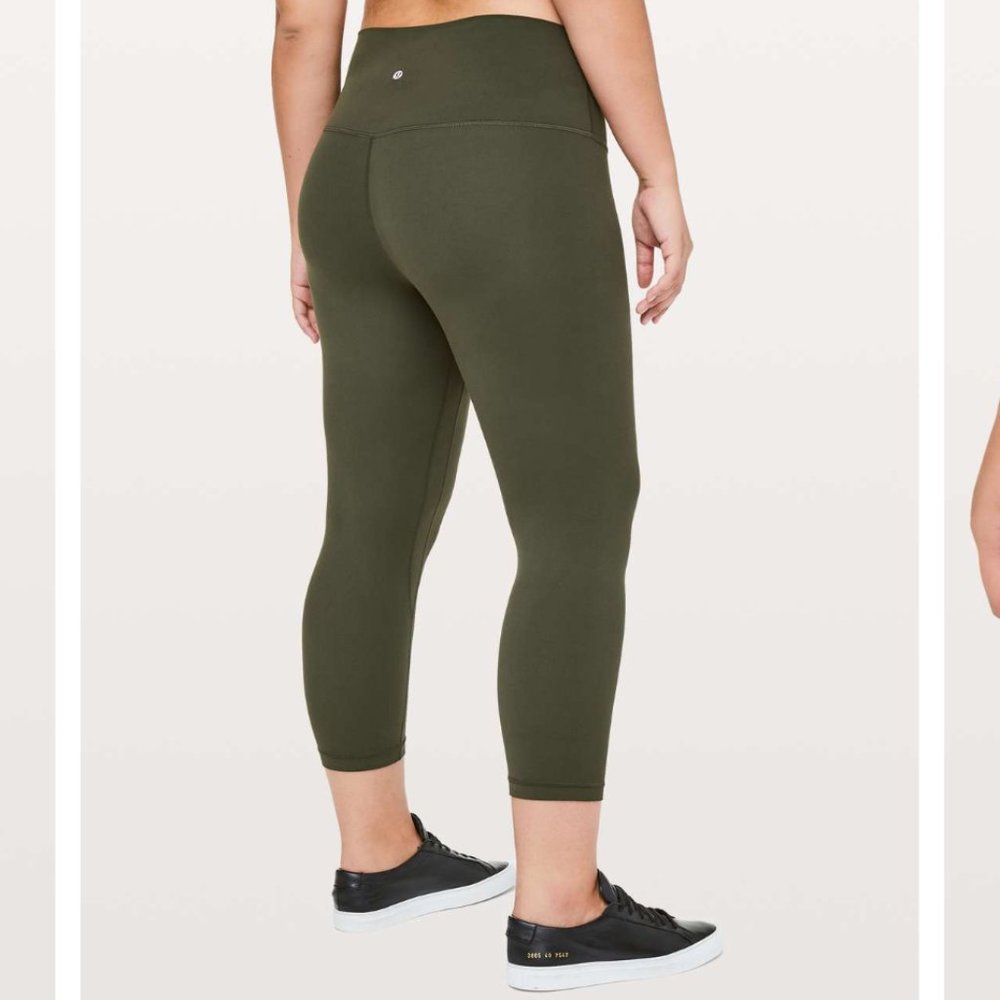 lululemon athletica Olive Green Leggings